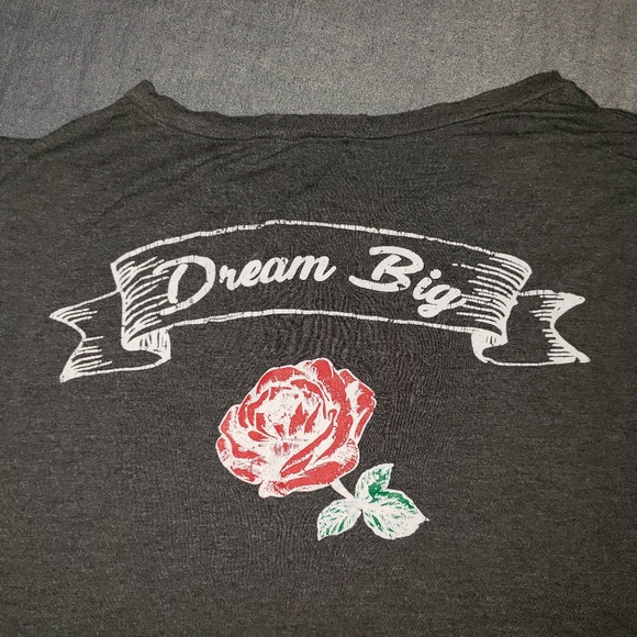 Local Lab Gray with Red Rose on front Pocket - Picture 4 of 5